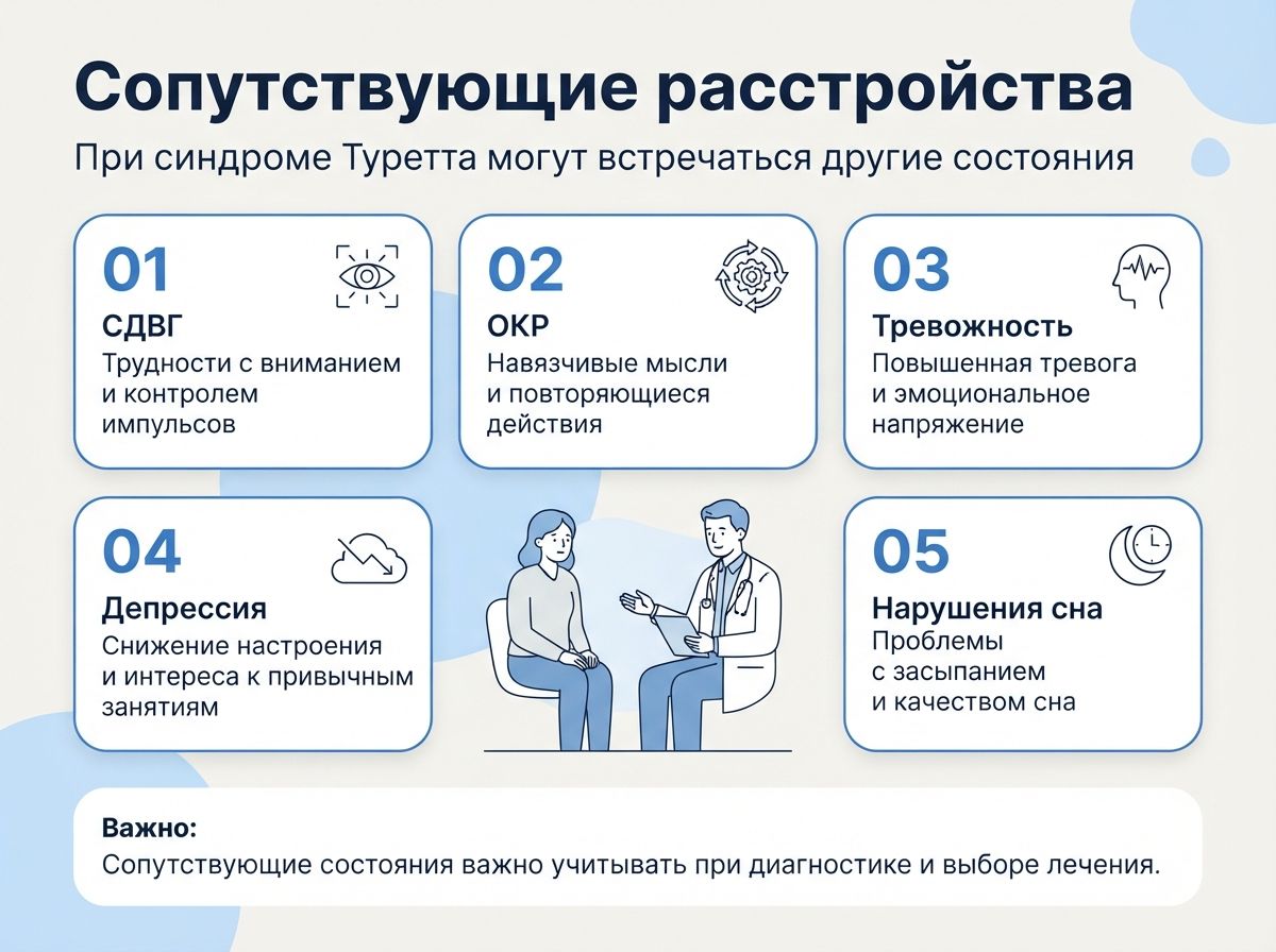 Лечение синдрома Туретта в Санкт-Петербурге инфографика